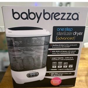 Baby Brezza One Step Sterilizer Dryer - Black and White